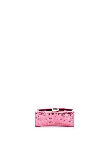 Balenciaga Hourglass Top Handle Bag Crocodile Embossed Leather XS (view 2)