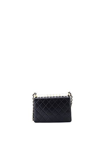 Chanel Chic Pearls Flap Bag Quilted Goatskin with Acrylic Beads Small (view 2)
