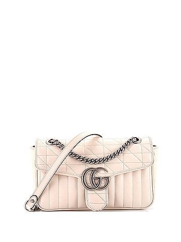 Gucci GG Marmont Flap Bag Mixed Matelasse Leather Small (view 1)