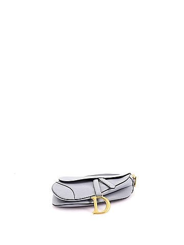 Christian Dior Saddle Handbag Leather Medium (view 2)