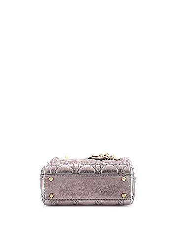 Christian Dior Lady Dior Chain Bag Cannage Quilt Lambskin Mini (view 2)