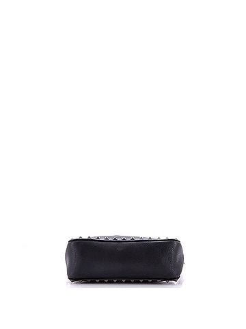 Valentino Garavani Rockstud Flip Lock Zipped Handle Crossbody Bag Grainy Leather Small (view 2)