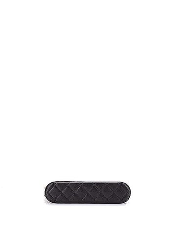 Chanel CC Dome Zip Clutch with Chain Quilted Caviar Small (view 2)