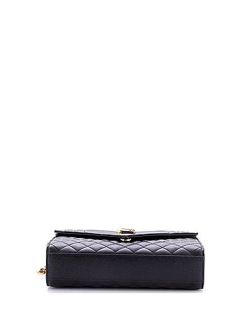 Saint Laurent Classic Monogram Envelope Satchel Mixed Matelasse Leather Medium (view 2)