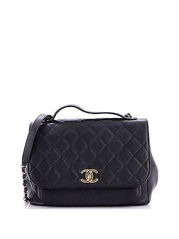 Chanel Business Affinity Flap Bag Quilted Caviar Large (view 1)