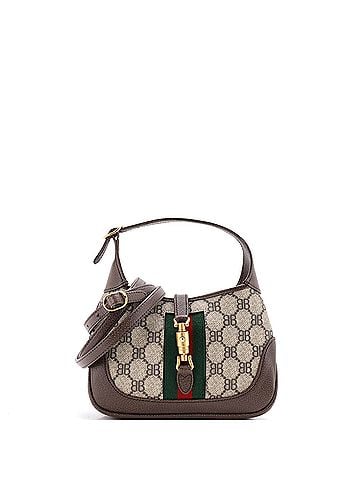 Balenciaga x Gucci The Hacker Project Jackie 1961 Hobo BB Coated Canvas Mini (view 1)