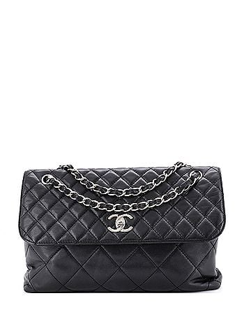 Chanel In The Business Flap Bag Quilted Calfskin Maxi (view 1)
