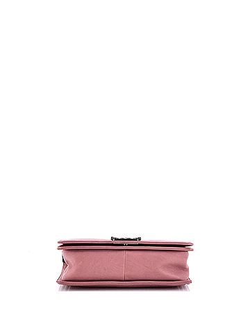 Chanel Boy Flap Bag Studded Quilted Distressed Calfskin Old Medium (view 2)