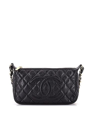Chanel Timeless CC Chain Shoulder Bag Quilted Caviar Small (view 1)