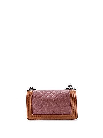 Chanel Boy Flap Bag Quilted Calfskin Old Medium (view 2)