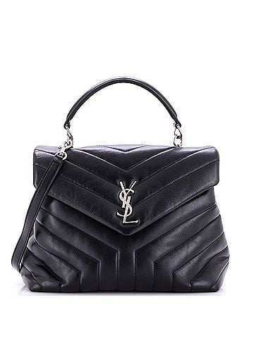 Saint Laurent LouLou Top Handle Bag Matelasse Chevron Leather Medium (view 1)