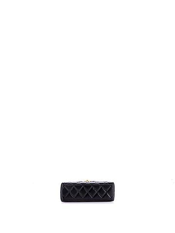 Chanel Kelly Top Handle Shopping Bag Quilted Shiny Aged Calfskin Mini (view 2)