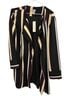 Chico's 100% Polyester Stripes Multi Color Denim Jacket Size 2X - photo 2