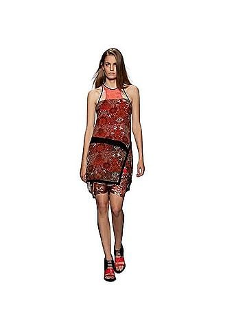 Helmut Lang Mandala Print Silk Dress Cocktail Dress (view 1)