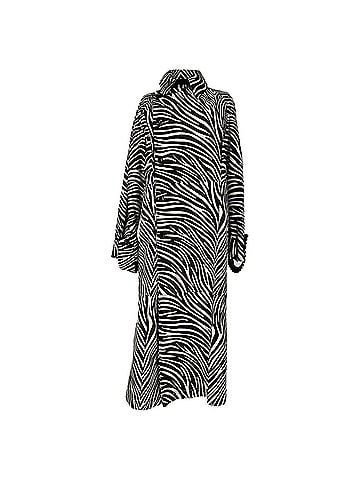 Joseph Joseph Stafford Zebra Print Coat in Multicolor Pony Hair (view 1)