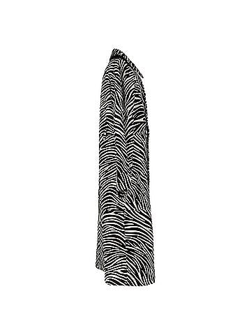 Joseph Joseph Stafford Zebra Print Coat in Multicolor Pony Hair (view 2)
