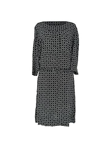 Max Mara Weekend Max Mara Printed Midi Dress in Black Viscose (view 1)