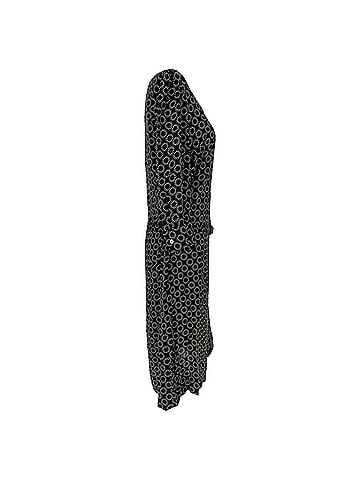 Max Mara Weekend Max Mara Printed Midi Dress in Black Viscose (view 2)