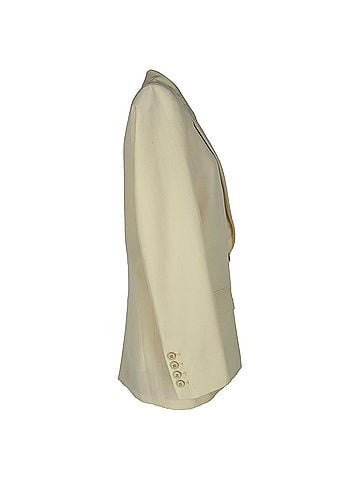 Alexander Wang Valentino Double-Breasted Blazer in Cream Polyester (view 2)