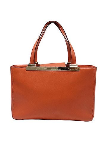Michael Kors Michael Kors Tilda Tote Bag in Orange Leather (view 1)