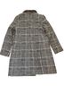 Sam Edelman 60% Polyester 40% Wool 100% Polyester 100% Polyester Plaid Houndstooth Black White Coat Size XL - photo 2