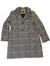 Sam Edelman 60% Polyester 40% Wool 100% Polyester 100% Polyester Plaid Houndstooth Black White Coat Size XL - photo 4
