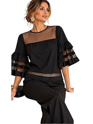 Anne Fontaine 3/4 Sleeve Blouse (view 1)