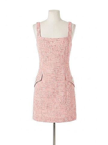 Amanda Uprichard Addeline Dress in Red Ivory (view 2)