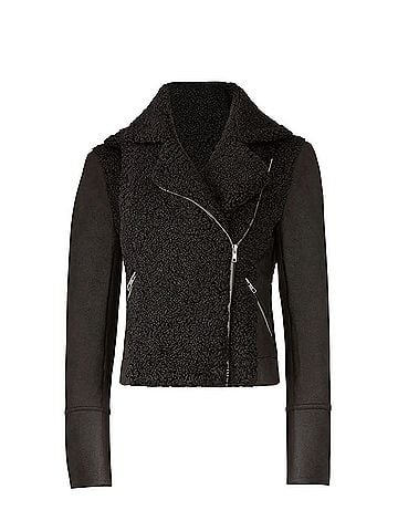 Greylin Sherpa Moro Jacket Faux Leather Jacket (view 1)