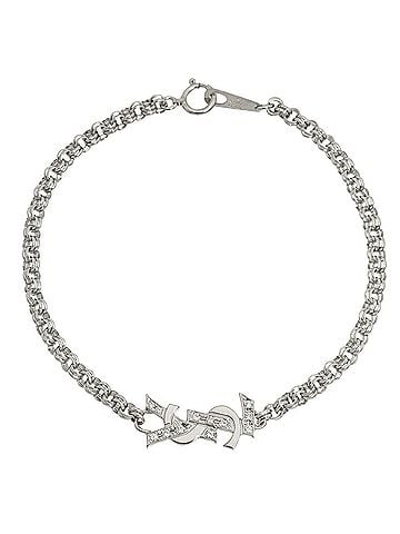 Yves Saint Laurent Yves Saint Laurent Diamond Bracelet, 0.11ct, 17.5cm, Platinum (Pt) (view 1)