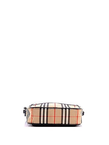 Burberry Front Pocket Crossbody Bag Vintage Check Canvas (view 2)