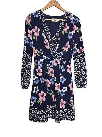Eliza J Faux Wrap Dress Casual Dress (view 2)