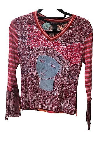Custo Barcelona Long Sleeve Blouse (view 1)