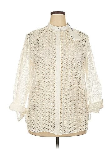 Theory Theory 3/4 Sleeve Blouse (view 1)