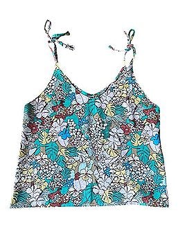 Molly Bracken Tropical Garden Tie-Shoulder Tank Tank Top (view 2)