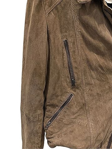 Free People Distressed Suede Moto Jacket Jacket (view 2)