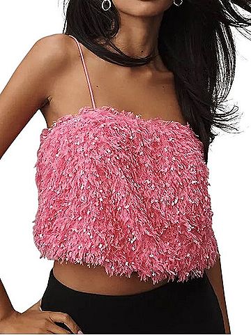 Anthropologie Sunday in Brooklyn Feathered Cami Tank Top (view 1)