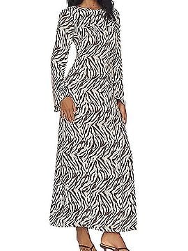 Anthropologie Long-Sleeve Maxi Slip Dress Casual Dress (view 1)