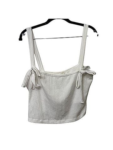 Anthropologie Ribbed Bow Knit Tank Tank Top (view 2)