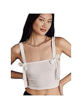 Anthropologie Ribbed Bow Knit Tank Tank Top (view 1)