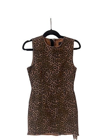 T by Alexander Wang Denim Cheetah Dress and Jacket Casual Dress (view 1)