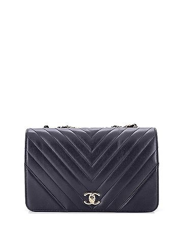 Chanel Statement Flap Bag Chevron Calfskin Medium (view 1)