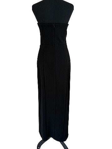 Betsy & Adam Betsy &amp; Adam Tuxedo Gown Cocktail Dress (view 2)