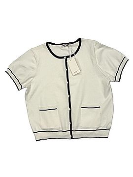 Grace Karin white-black edge Cardigan (view 1)