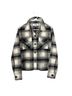 BB Dakota 100% Polyester Plaid Black White Tan Jacket Size M - photo 1