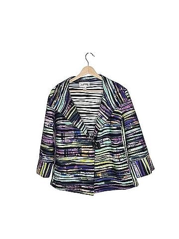 Joseph Ribkoff Abstract Stripe Artwear Blazer Jacket Blazer (view 1)