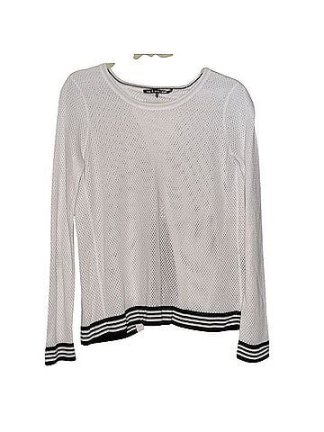 Rag & Bone Open Knit Open Back Crew Neck Sweater Pullover Sweater (view 1)