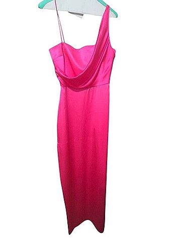 Amanda Uprichard Tesoro Draped Gown Cocktail Dress (view 2)