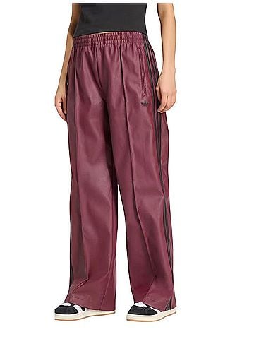 Adidas Faux Leather Pants (view 1)