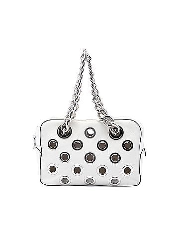 Prada Vitello Daino Grommet Chain Shoulder Bag (view 1)